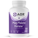 AOR, Mag Malate Renew, Understøtter en sund hjerte, muskelfunktion og energi, Magnesiumtillæg, 120 portioner (120 kapsler)