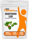 BulkSupplements.com Hawthorn Leaf Extract Powder - Hawthorn Leaf supplement - Urtetilskud, Vegan & Gluten Free, 500mg per servering, 100g (3,5 oz) (pakning med 1)