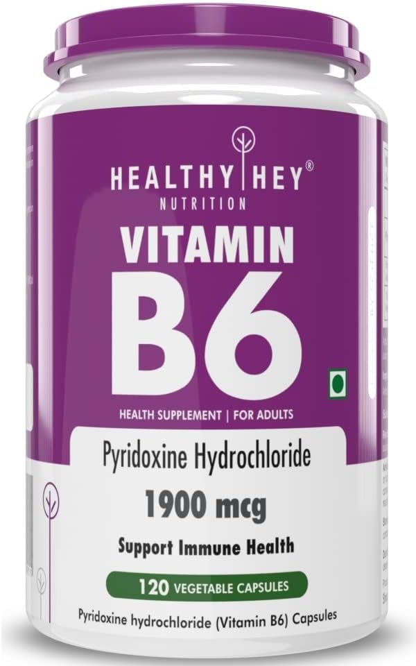 Vitamin B6 Pyridoxin -120 Veg. Kapsler.