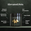 Ultra- Sund Omega 3 Fish Oil Treats w / MSM, Glucosamin, Chondroitin, EPA / DHA for hunde: Forhøjede kæledyr Fish Oil, gurkemeje & fælles supplement + Allergi tygger - Ultimate Dog Vitamin Supplement