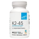 XYMOGEN K2- 45 Vitamin K - Vitamin K2 MK- 7 Afledt fra non-GMO soybeans - Den mest biotilgængelige form af K2 Tilgængelig - Understøtter hjerte-kar-sygdomme + ben sundhed (60 kapsler)