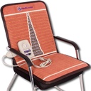 MediCrystal Far Infrarød Chair Mat - 40 "L x 20" W - Natural Amethyst - FIR Varme 86- 158 ° F (30- 70 ° C) - Negativ Ion - Original Mester- Hot Stone Pad