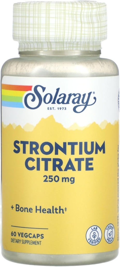 Solaray Strontium Citrate 60 cap (2 stk.)
