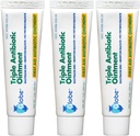 Globe (3 Pack 1oz Triple Antibiotic Salve, Førstehjælp Salve til mindre sår og sår og forebygger infektion, Sammenlign med de aktive ingredienser i førende mærke (3 Pack)