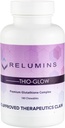 Relumins Labs Thio- Glow Chewable Sublingual Glutathione Complex med Biotin, VIT C & E, Plus Grapeed Polyphemols- 330mg Gluta Per Servering - Højeste biotilgængelighed - 4X mere effektiv end Liposomal
