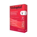 Vivioptal Active, 30 Softgel, Ginseng & Omega 3, Multivitamin & Multimineral, Gluten Free, Tysk Formel