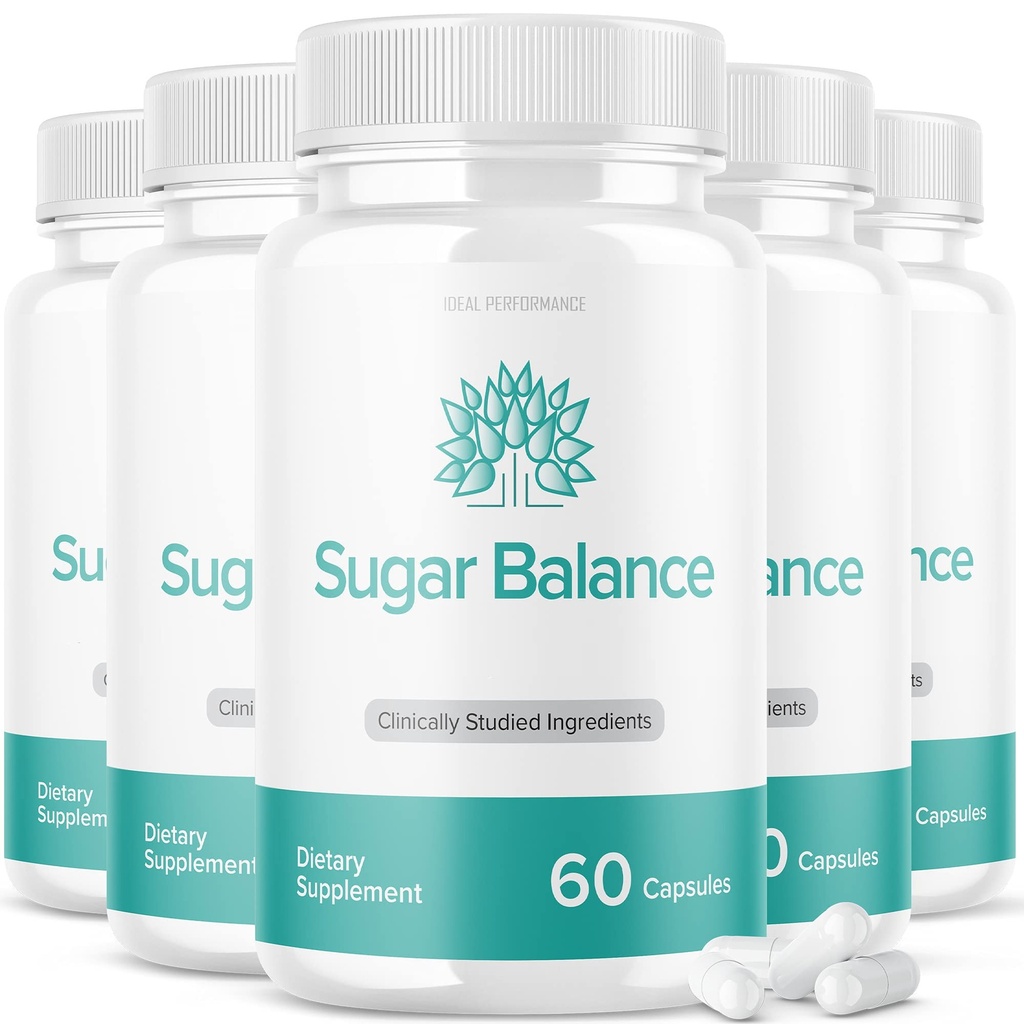 (5 pakke) SugarBalance kapsler Supplement Max Advanced Formel (300 kapsler)