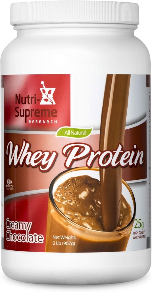 Whey Protein Powder Dairy Colov Yisroel Creamy Chocolate -2Lbs.