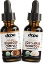 Organic Lions Mane Mushroom Complex Liquid Drops - Organic Lions Mane Mushroom Liquid Tincture Focus, Fog, Brain Health Supplements - Lions Supplement Uddrag