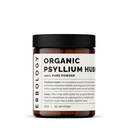 Erbologic Organic Psyllium Husk Powder 3.2 oz - 45 Serveringer - fremmer fordøjelsessygdomme og regelmæssige tarmbevægelser - bæredygtigt souced straight fra gården i Indien - Lille Batch - Vegan - GMO- Free