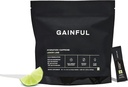 Gainful Hydration + koffein Pakninger med Key Electrolytes Magnesium & Natrium + L Theanin, Lavt sukker drik mix, Lemon Lime, 21 sticks