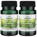 Swanson Black Ginger Extract - fremmer sund blodcirkulation og fysisk Vigor - Kan hjælpe hjerte sundhed, muskelvæv, og Mental Wellbeing - (30 Veggie kapsler, 100mg Hver) (2 Pack)