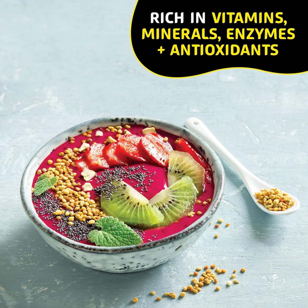 Bee Pollen Granules - Naturens Superfood, Superior Taste - Western Australia Pure Bee Pollen for optimal sundhed (4.9 oz)