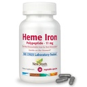 NEW ROOTS HERBAL Heme Iron Supplement | 4-in-1 Formula with Vitamin C, B12, Folate for Best Absorption | Raise Hemoglobin & Ferritin for Women & Men, Low-FODMAP (30 Capsules)