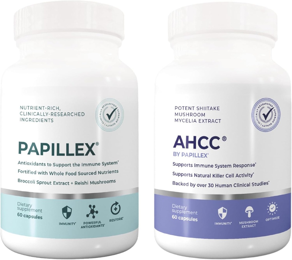 AHCC Bundle - All Natural Immune Support Bundle - 60 Caps per Bottle