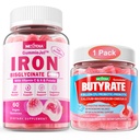 Butyrate Gummies + Iron Bisglycinate 26mg Fyldt Gummies