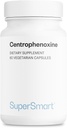 Supersmart - Centrophenoxine 500mg per dag (DMAE & pCPA) - Nootropics Supplement Note 124; Non- GMO & Gluten Free - 60 vegetariske kapsler