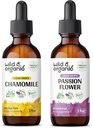 Wild & Organic Kamille Tinktur 2 fl oz & Passionflower Tinktur 2 fl oz