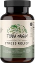 TERRA OPRINCIN Sund Stress Supplement 124; 60 Kapsler Note 124; KSM- 66 Organic Ashwagandha, L- Theanine, Rhodiola Extract, Astragalus Root og Holy Basilikum