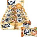 Zing Peanut Butter Chokolade Chip Kids Vegan Protein Bars, Gluten Free 100 Calorie Mini Bars, Dairy Free Nutrition Bars med Plant Based Protein, Kosher, No Soy, No Sugar Alcohols - 18 tæller