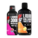 PROSUPPS L- Carnitin 3000 Stimulant Free Liquid Shots (Berry) Amino23 Liquid Collagen Shots (Citrus Punch) Bundle
