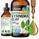 BIO KRAUTER Gymnema Sylvestre Extract Drops - Alkohol og sukker fri - Vegan Gymnema Leaf Extract 4 Fl.Oz.