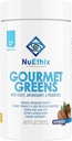 NuEthix Formuleringer Gourmet grønne drikke pulver Kosttilskud med frugt og vegetabilske superfødevarer og probiotika, Espresso, 27 Servere