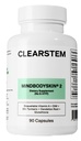 CLEARSTEM - MINDBODYSKIN Hormonal Acne Supplement (nr. 5-HTP) - Natural DIM supplement - hudpleje vitaminer - Hormonbalance, antioxidanter - Gluten Free, Cruelty Free - 30 Servere, 90 kapsler