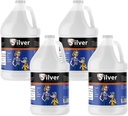 Sølv Support - Urteimmune Support, Nanostørrelse Sølv Løsning, Immunbooster til børn, Kæledyr & Voksne, Renset Sølv, Forstærkning dit immunsystem til kolde og fluesæson - 4 Galloner
