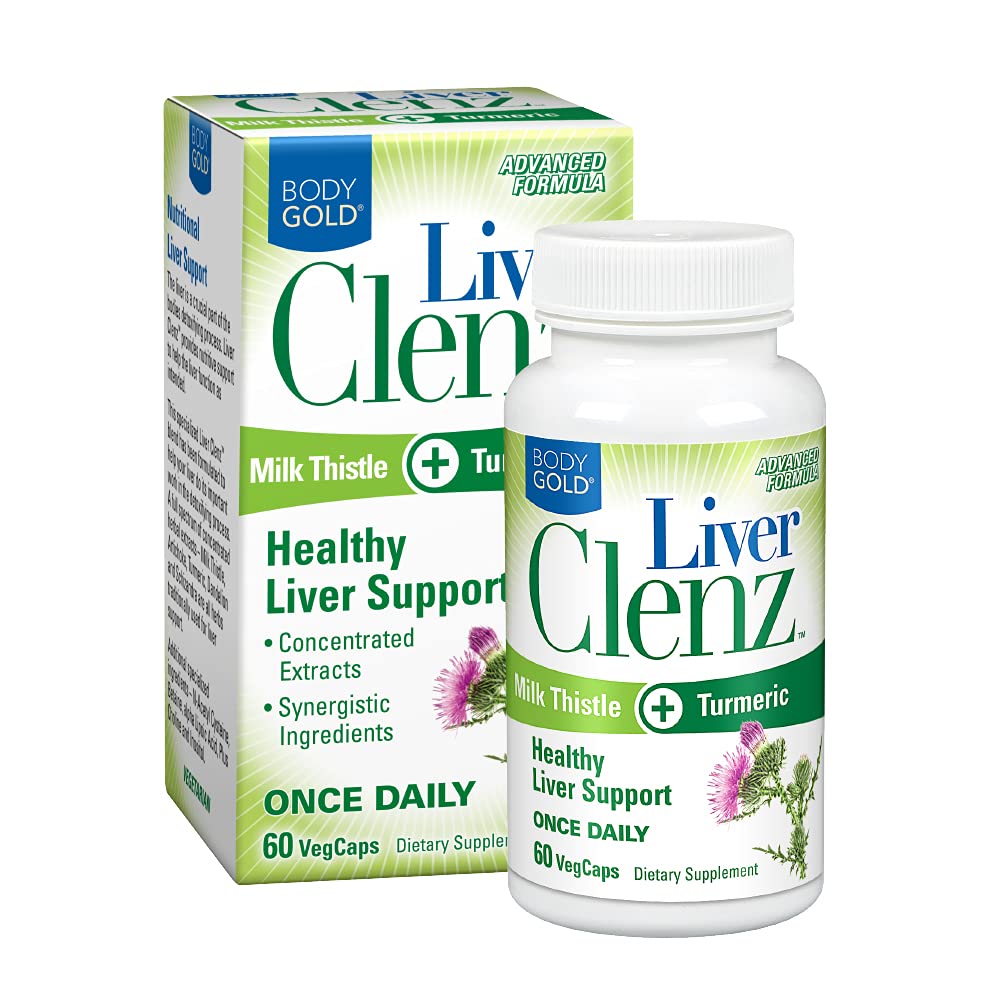 Body Gold Lever Clenz, 60 VegCaps