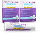 Cicatricure Triple Antibiotisk Salve med smertestillende, Bacitracin Antibiotisk Salve & Cream til Sårpleje, Healing Salve for Cuts, Burns, Insect Bites, Førstehjælp Forsyninger Væsentlig, 1 oz