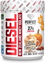 PERFEKT SPORTS Diesel 100% New Zealand Whey Protein Isolate 124; Stevia Sødede, Ingen kunstige ingredienser, Keto Buddy 124; 0g Carb, 0g Fedt, 27g Protein Buddy 124; 5 Pounds (Pineapple Mango)
