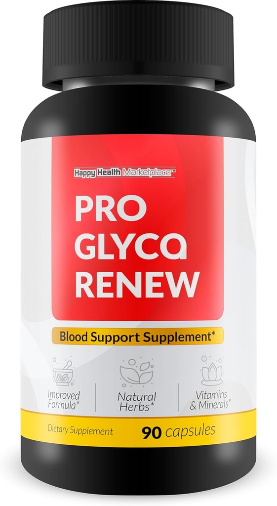 Pro Glyca Renew - vores bedste blodtilskud supplement - bedste gurkemeje Ginger Berberine Glucose Support - Sugar Health Blood Health - Natural Blood Boost blodbalance piller - blodtilskud