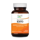 Real- Zymes ™ KETO fordøjelsesenzymer tillæg med Probiotika for bedre fordøjelse - Naturlig støtte til lindring af blodning, gas, bæltning, diarré, obstipation, IBS, osv. - 30 Caps