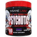Insane Labz Psykotisk, High Stimulant Pre Workout Powder, Extreme Lasting Energy, Focus og Endurance med Beta Alanine, Creatinine monohydrat, DMAE, 60 Srvgs, Grape