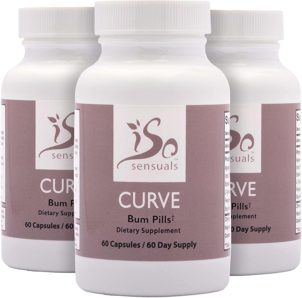 IsoSensuals Curve Butt Enhancement Pills (3 flasker)