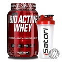 iSatori Bio- Active Whey Powder Chocolate Sensation (30 Servering) & iSatori Classic Blender Flaske (Klar flaske med rød top)