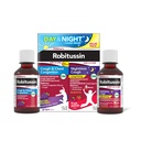 Børns Robitussin DM Dag og nat Hoste Relief Value Pack, Hoste Medicin, Grape / Fruit Punch Flavor - 4 Fl Oz x 2