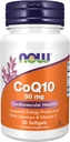 Now Foods Supplements, CoQ10 50 mg, Pharmaceutical Grade, All- Trans Form produceret af Fermentation, 50 Softgels
