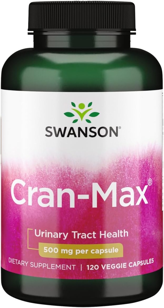 Swanson Cran- Max 500 Milligram 120 Veg kapsler