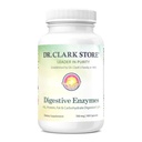 Dr. Clark fordøjelsesenzymer supplement - 700mg, 100 Gelatine kapsler, understøtter sund fordøjelse og ernæringsmæssige absorption