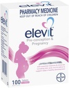 Elevit Graviditet Multivitamin med jod 100 tabletter (100 dage) -Made in Germany-Importeret fra New Zealand