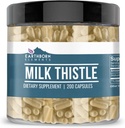 Earthborn Elements Milk Thistle 200 Kapsler, Pure & Ufortyndet, Ingen tilsætningsstoffer