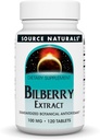 Source Naturals Bilberry Extract Standardized Botanisk Antioxidant - 100 mg, 120 tabletter