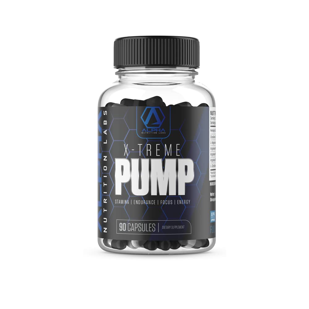 X- Treme Pump til Stamina, Endurance, Focus, Energy Dietary Supplement, 90 Kapsler