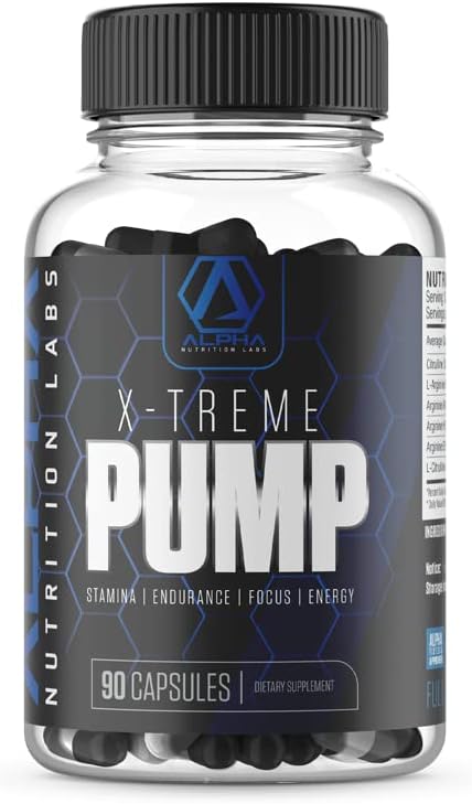 X- Treme Pump til Stamina, Endurance, Focus, Energy Dietary Supplement, 90 Kapsler