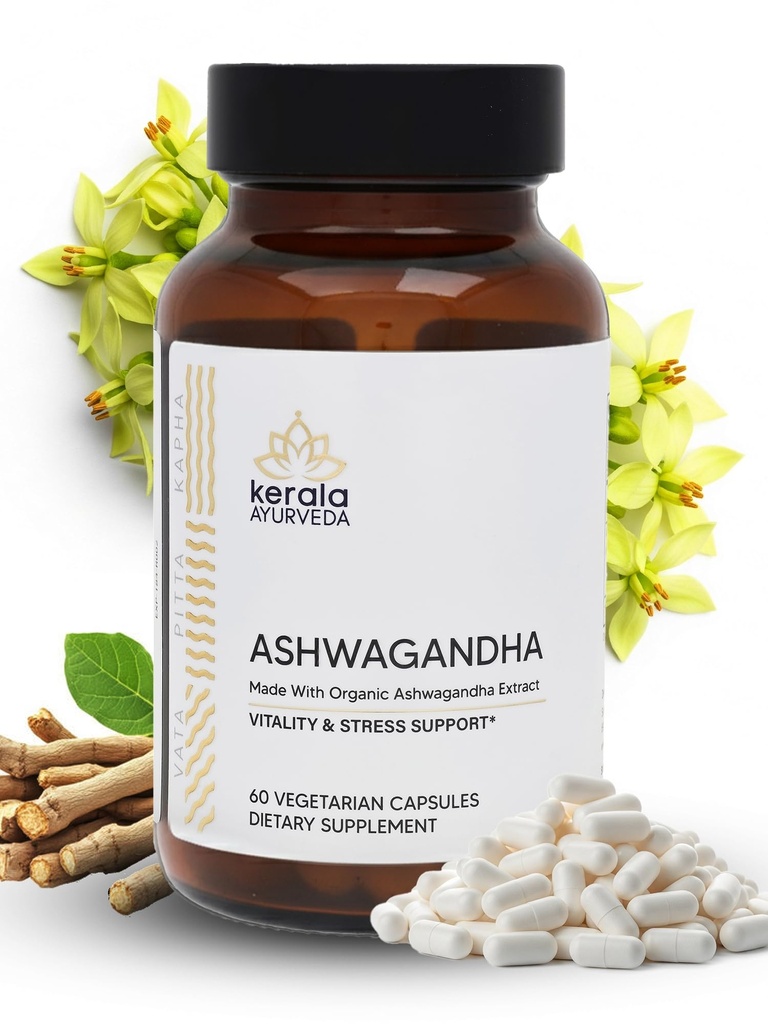 Kerala Ayurveda Ashwagandha Capsule for Better Immunity, Stress Relief & Good dvaletilstand