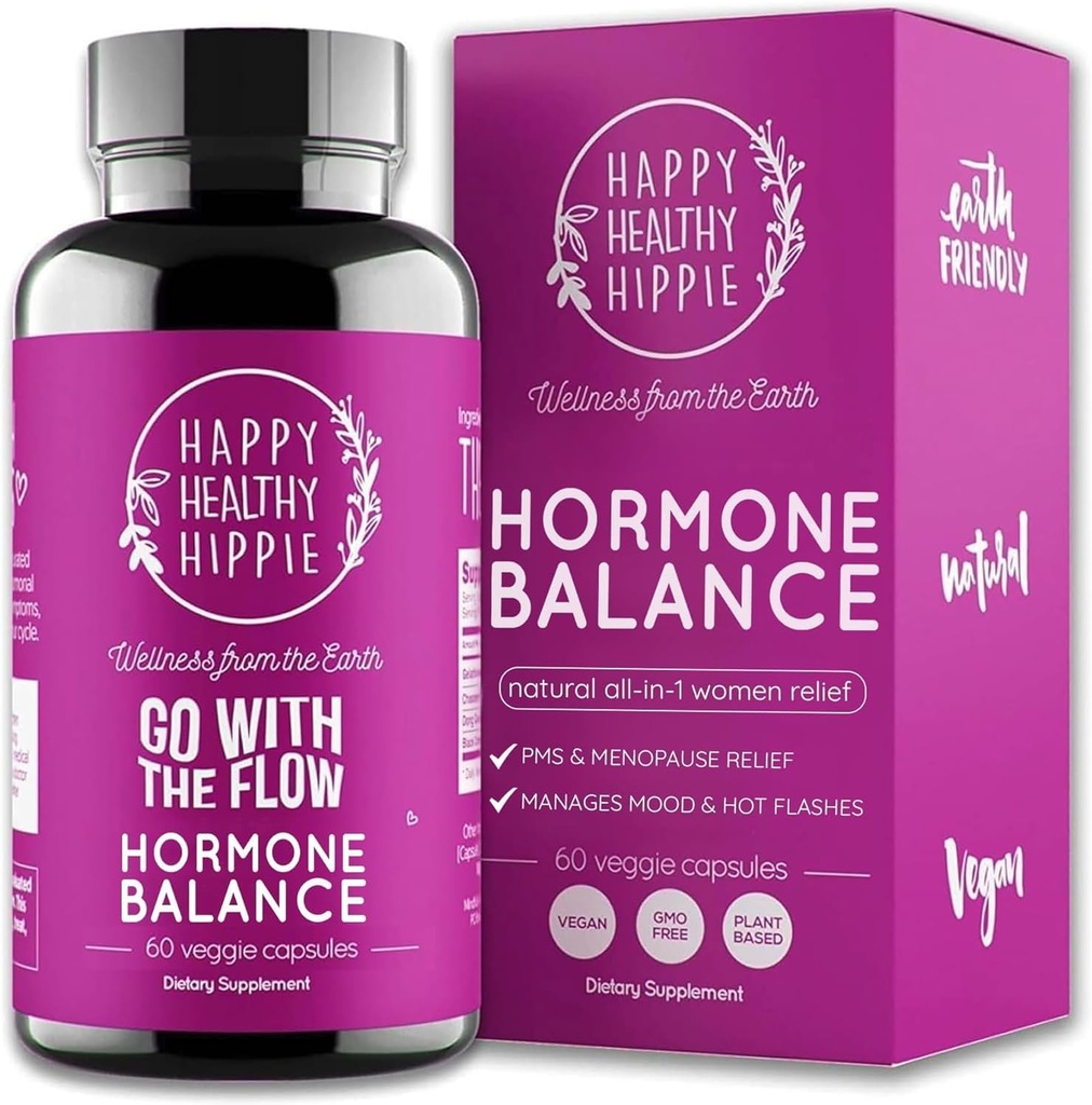 Hormonbalance for kvinder - PMS Support, Menopause & Perimenopause Note 124; Bloating Relief, Menstrual Cramp, Mood, PMDD