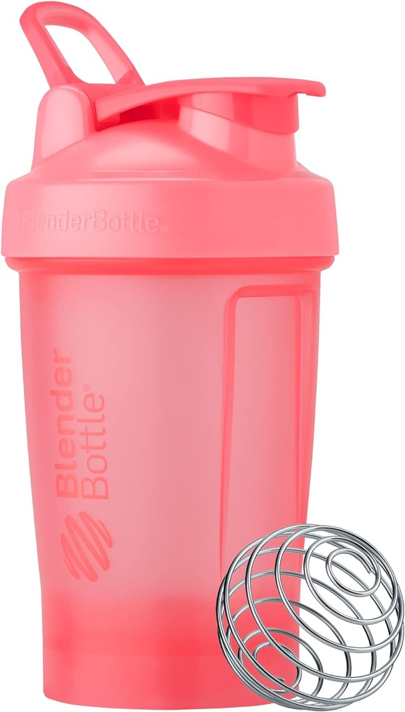 BlenderFlaske Classic V2 Shaker Flaske Perfekt til Protein Shakes og Pre Workout, 20-Ounce, Light Pink