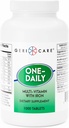 GeriCare One- Daily Multi- Vitamin med jerntabletter, 1000 Greve (pakke med 1)